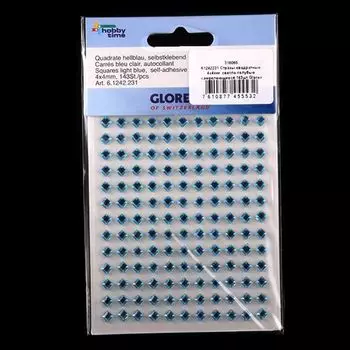 61242231 Стразы квадратные самоклеющиеся Glorex