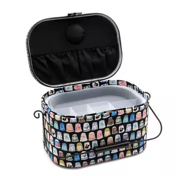 612651 Корзина для рукоделия L овальн. Thimbles Prym