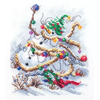 6129/ск Набор для вышивания Матренин Посад 'Декабрист'13х18см