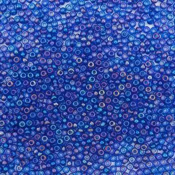 (61300) Бисер прозрачный с радужным покрытием 10/0, круг.отв., 50г, Preciosa