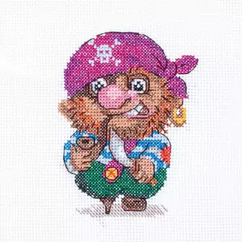 6131 Набор для вышивания счетным крестом Матренин посад 'Гроза морей' 20*20см