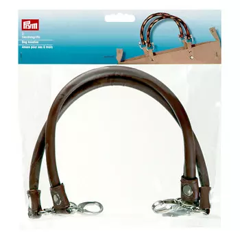 615157 Ручки для сумки 'Laura' с карабином, искусственная кожа, 48 см, упак./2 шт., Prym