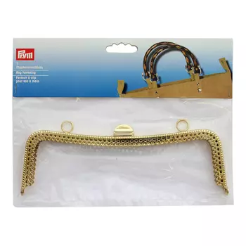 615178 Замок для сумки 'Scarlett' 19,7*7см, золотистый цв. Prym