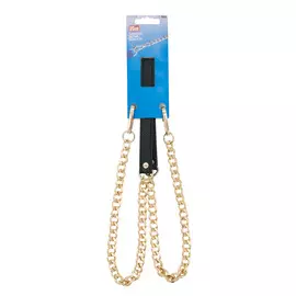 615248 Ручка-цепочка для сумок WHITNEY, цв.чер/светл.зол. 1шт Prym