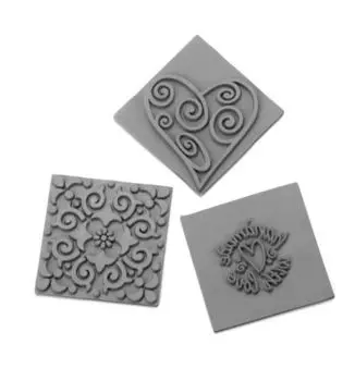 61600434 Вкладыш в квадратную форму для мыловарения,орнамент,3шт. Glorex