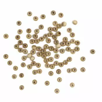 61651001 Бусины дерево, натуральный, 4 мм, 155 шт., Glorex