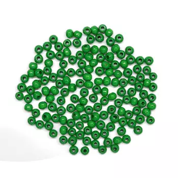 61651007 Бусины деревянные, зеленый, 4 мм, упак./155 шт., Glorex