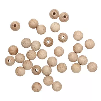 61657010 Деревянные шарики SGS-COC-003077 FSC-100%, 10 мм, упак./42 шт., Glorex