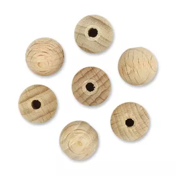 61657012 Деревянные шарики SGS-COC-003077 FSC-100%, 12 мм, упак./25 шт., Glorex