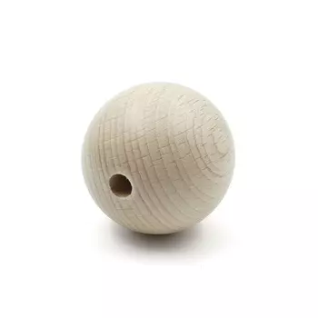 61657050 Деревянные шарики SGS-COC-003077 FSC-100%, 50 мм, упак./1 шт., Glorex