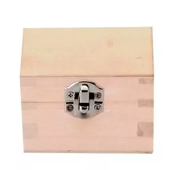 61682100 Деревянная шкатулка, 7*7*4 см, Glorex