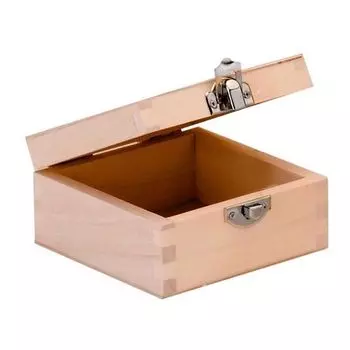 61682101 Деревянная шкатулка, 10*10*5,5см, Glorex