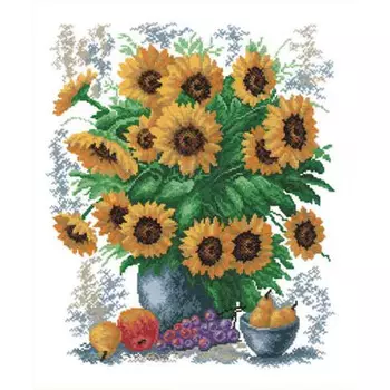 617 Набор для вышивания Hobby&amp;Pro 'Подсолнухи', 30*35,5 см