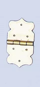 61833401 Замок (метал) с орнаментом 37x20мм, 2 шт Glorex