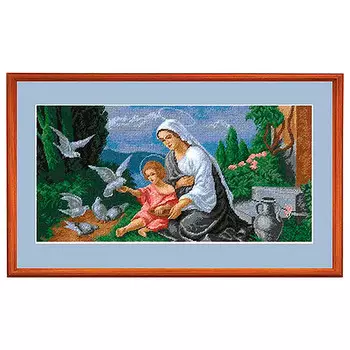 618 Набор для вышивания Hobby&amp;Pro 'Мадонна с младенцем', 46*23 см