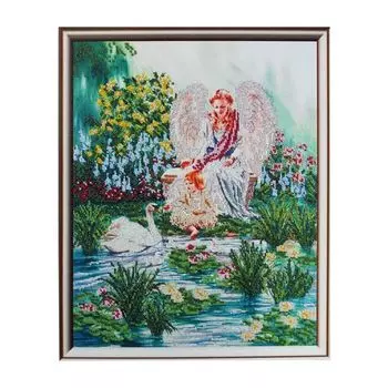 62004 Набор для вышивания бисером Astrea 'В тишине сада', 30х40 см