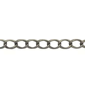 62207 Цепочка 8мм ч.ник. рифлен. ГР