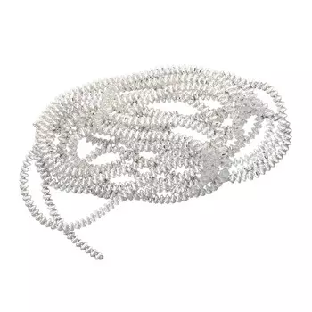 62210123 Проволока декор. металл.(трунцал), серебро, d 3,0мм, 1,5м Glorex