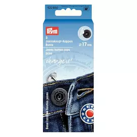 622650 Декоративные шляпки для кнопок Change it Джинс.кноп.,шляп.ниж.часть3шт. Prym