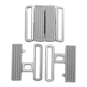 62270 Пряжка-застежка 50мм ник.мет.'шнурочки'