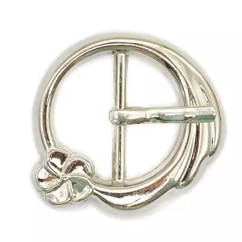 62290 пряжка 19мм ник.мет.с цветкомГР