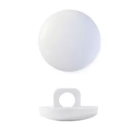 62500 Пуговица на ножке д-13мм бел.нейл.