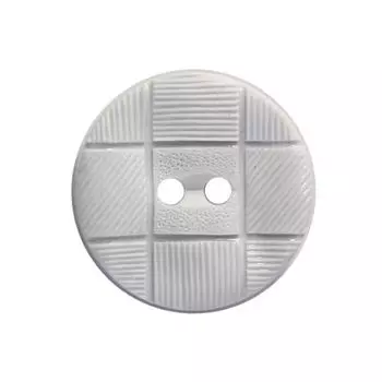 62512 Пуговица 2 прокола д-21,5мм бел.нейл.'клетка'