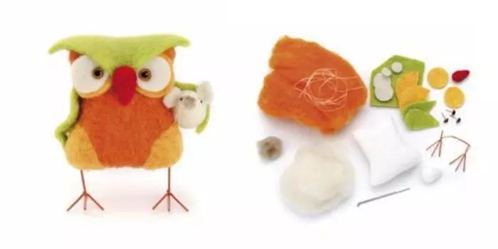 62905915 Набор для валяния 'Сова', Glorex