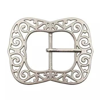63214 Пряжка 30мм. сереб.мет. 'ажурная'