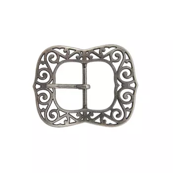 63215 Пряжка 30мм. т.сереб.мет. 'ажурная'
