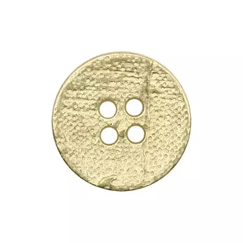 63367/4 Пуговица 4 прокола д-17мм мат.зол. мет.