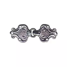 6368 Застежка пришивная, черный никель ГР