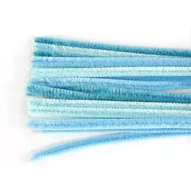 63800657 Синель-проволока, бирюзовый микс, 50 см, упак./10 шт., Glorex