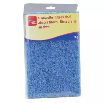 63807007 Сизаль, 30г, голубой Glorex