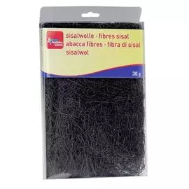 63807012 Сизаль, 30г, черный Glorex