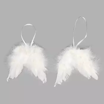 63824000 Крылья ангела из перьев, 7*7 см, Glorex