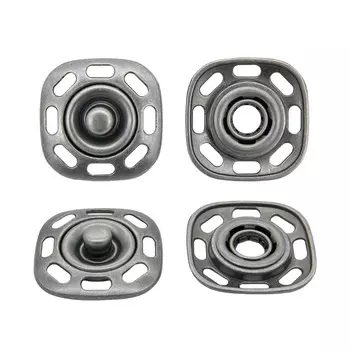 63905 Кнопка пришивная д-34мм т.сер.