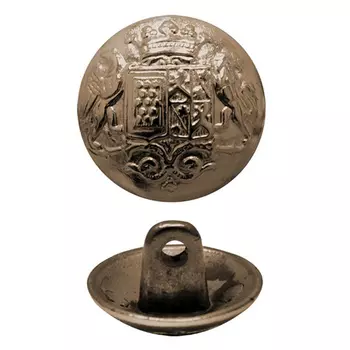64263 Пуговица 27мм. мет.т./медь ' 'Герб' '