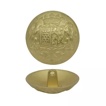 64267 Пуговица 27мм. мет.мат./зол. ' 'Герб' '