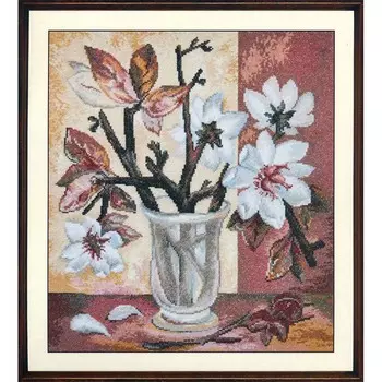 642 Набор для вышивания 'Овен' 'Магнолии', 34х40 см