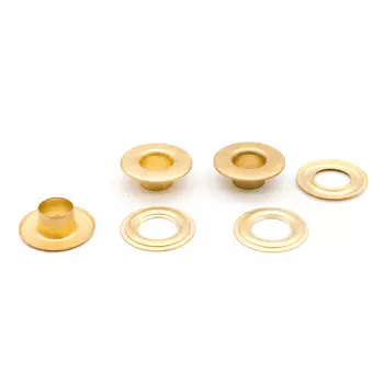 64688 Люверс д-5,5мм мат.зол. плоский