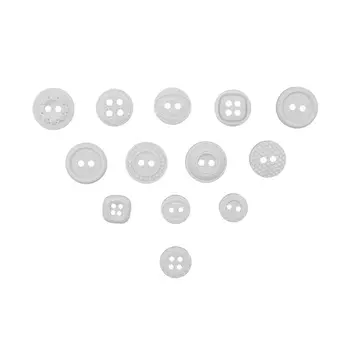 6477, Декоративные пуговицы. Снежный день Dress It Up