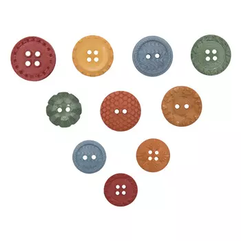 6487, Декоративные пуговицы. Душевная сторона Dress It Up