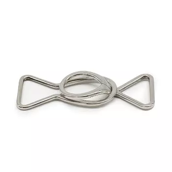 64945 Застежка 25мм, никель ГР