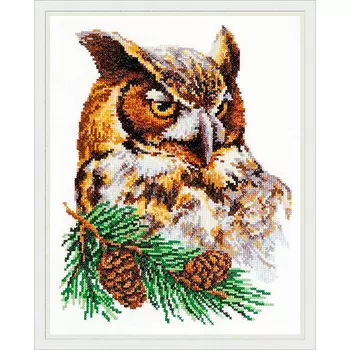 64-03 Набор для вышивания 'Чудесная игла' 'Филин', 22*27 см