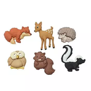 6547, Пуговицы-фигурки. Лесные жители Dress It