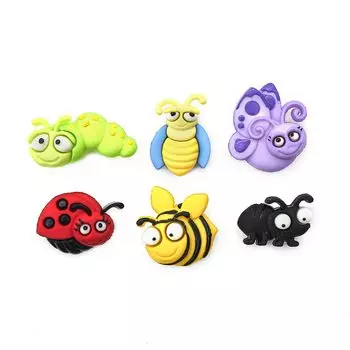 6551, Пуговицы-фигурки. Большие глаза Dress It