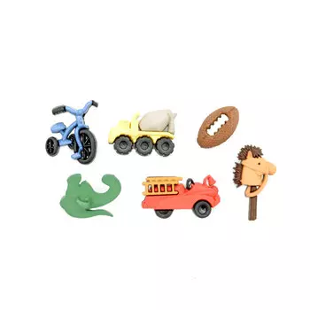 6555, Пуговицы-фигурки. Игры для мальчика Dress