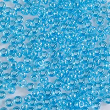 (66010) Бисер прозрачный блестящий 10/0, круг.отв., 50г, Preciosa