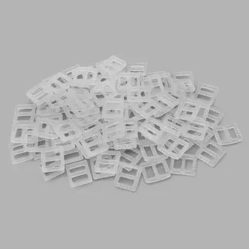 66076 Пряжка-рамка 10мм прозрачный